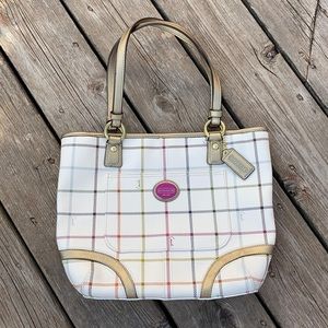 Coach Peyton Tattersall Tote